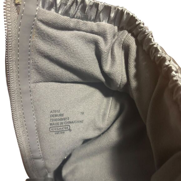 Coach Gray Winter Boots-Signature Print Style Demure A7013- Size 7 - Picture 6 of 9